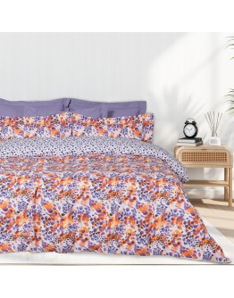 DAS HOME ΣΕΤ ΣΕΝΤΟΝΙΑ ΜΟΝΑ ΜΕ ΛΑΣΤΙΧΟ CASUAL 5430 ORANGE, PURPLE