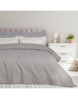 DAS HOME ΚΟΥΒΕΡΤΑ ΠΙΚΕ 240X260 0496 GREY