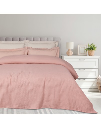 DAS HOME ΚΟΥΒΕΡΤΑ ΠΙΚΕ 220X240 0494 NUDE