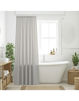 DAS HOME ΚΟΥΡΤΙΝΑ ΜΠΑΝΙΟΥ 240X180 0805 GREY