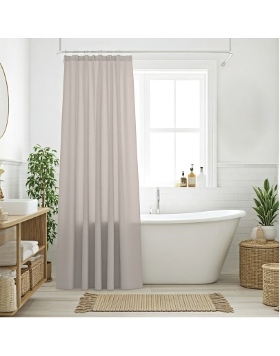 DAS HOME ΚΟΥΡΤΙΝΑ ΜΠΑΝΙΟΥ 240X180 0808 TAUPE