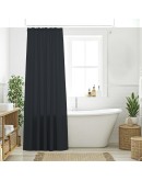 DAS HOME ΚΟΥΡΤΙΝΑ ΜΠΑΝΙΟΥ 200X180 0809 GRAPHITE