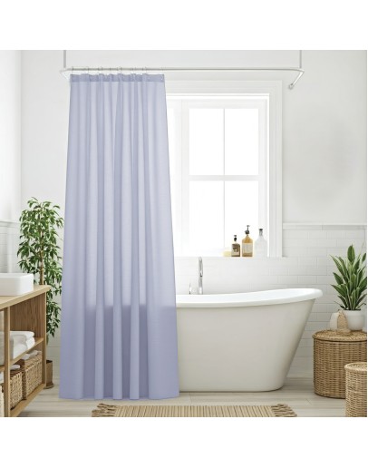 DAS HOME ΚΟΥΡΤΙΝΑ ΜΠΑΝΙΟΥ 240X180 0804 BLUE