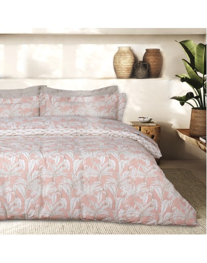 DAS HOME ΚΟΥΒΕΡΛΙ ΥΠΕΡΔΙΠΛΟ DAILY 3171 PINK, WHITE