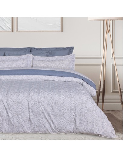 DAS HOME ΚΟΥΒΕΡΛΙ KING PRESTIGE 1693 BLUE, GREY