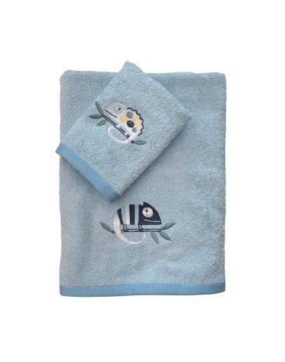 DAS BABY ΣΕΤ ΠΕΤΣΕΤΕΣ 2 ΤΕΜΑΧΙΩΝ ΚΕΝΤΗΤΕΣ FUN 4935 BLUE