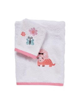 DAS BABY ΣΕΤ ΠΕΤΣΕΤΕΣ 2 ΤΕΜΑΧΙΩΝ ΚΕΝΤΗΤΕΣ FUN 4936 PINK, WHITE