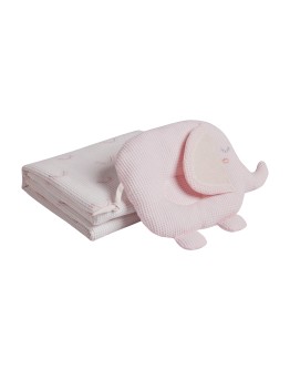 DAS BABY ΚΟΥΒΕΡΤΑ ΠΙΚΕ ΑΓΚΑΛΙΑΣ RELAX 4957 GREY, PINK, WHITE