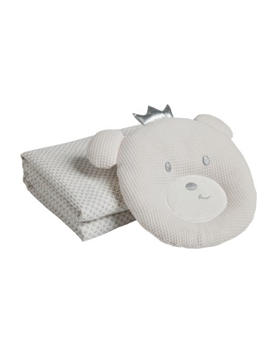 DAS BABY ΚΟΥΒΕΡΤΑ ΠΙΚΕ ΑΓΚΑΛΙΑΣ RELAX 4958 GREY, WHITE