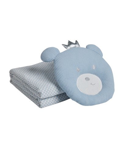 DAS BABY ΚΟΥΒΕΡΤΑ ΠΙΚΕ ΑΓΚΑΛΙΑΣ RELAX 4959 BLUE, WHITE