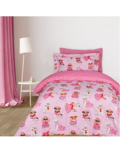 DAS KIDS ΣΕΤ ΣΕΝΤΟΝΙΑ ΜΟΝΑ 4938 PINK