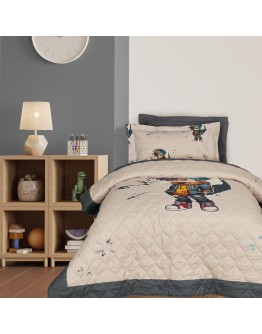 DAS KIDS ΚΟΥΒΕΡΛΙ ΜΟΝΟ 4939 BEIGE, GREY