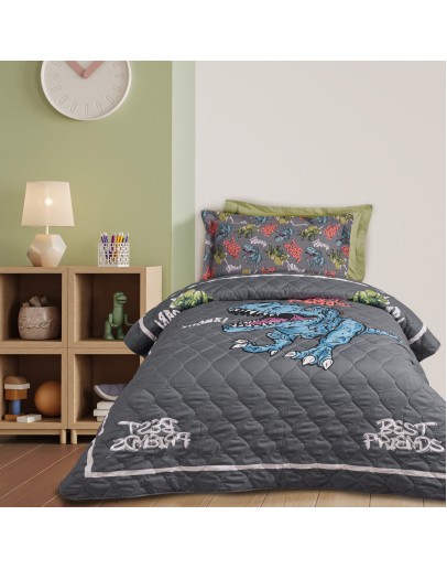 DAS KIDS ΚΟΥΒΕΡΛΙ ΜΟΝΟ 4931 CREAM, GREY