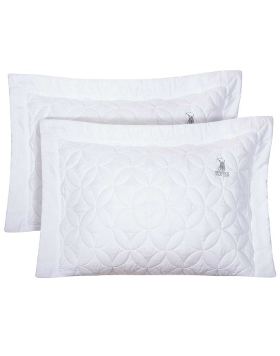 GREENWICH POLO CLUB ΖΕΥΓΟΣ ΜΑΞΙΛΑΡΟΘΗΚΕΣ CLASSIC 2357 WHITE