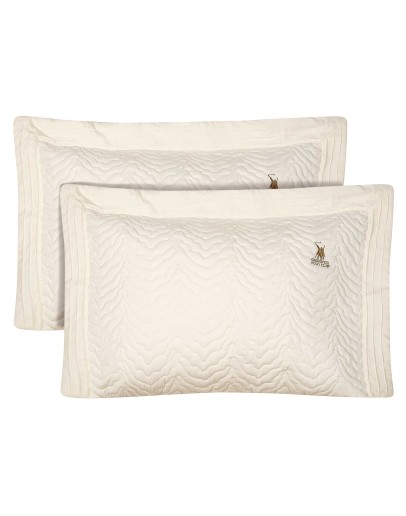 GREENWICH POLO CLUB ΖΕΥΓΟΣ ΜΑΞΙΛΑΡΟΘΗΚΕΣ CLASSIC 2352 ECRU