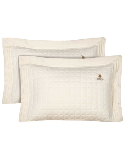 GREENWICH POLO CLUB ΖΕΥΓΟΣ ΜΑΞΙΛΑΡΟΘΗΚΕΣ CLASSIC 2355 ECRU