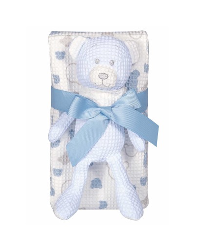 GREENWICH POLO CLUB ΚΟΥΒΕΡΤΑ ΠΙΚΕ ΑΓΚΑΛΙΑΣ ESSENTIAL 8854 BLUE, WHITE