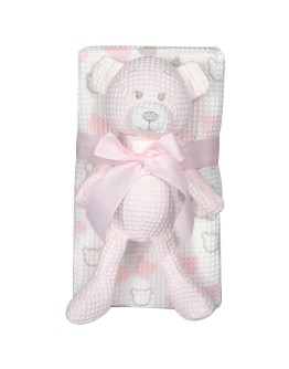 GREENWICH POLO CLUB ΚΟΥΒΕΡΤΑ ΠΙΚΕ ΑΓΚΑΛΙΑΣ ESSENTIAL 8855 PINK, WHITE