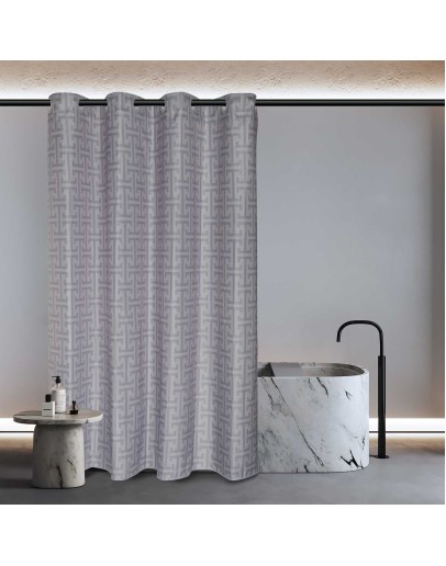 GREENWICH POLO CLUB ΚΟΥΡΤΙΝΑ ΜΠΑΝΙΟΥ 240Χ180 ESSENTIAL 3120 GREY