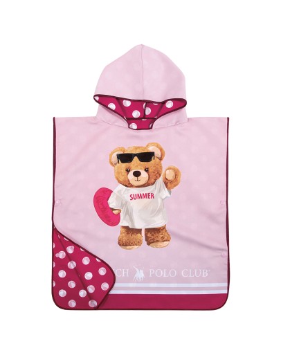 GREENWICH POLO CLUB JUNIOR ΠΟΝΤΣΟ ΘΑΛΑΣΣΗΣ 50Χ115 4039 PINK