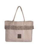 GREENWICH POLO CLUB ΤΣΑΝΤΑ ΘΑΛΑΣΣΗΣ 46X36 ESSENTIAL 4084 TAUPE