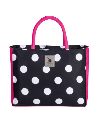 GREENWICH POLO CLUB ΤΣΑΝΤΑ ΘΑΛΑΣΣΗΣ 46X36 ESSENTIAL 4068 BLACK, FUSCHIA