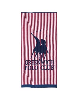 GREENWICH POLO CLUB ΠΕΤΣΕΤΑ ΘΑΛΑΣΣΗΣ 90Χ180 4009 BLUE, GREY, RED