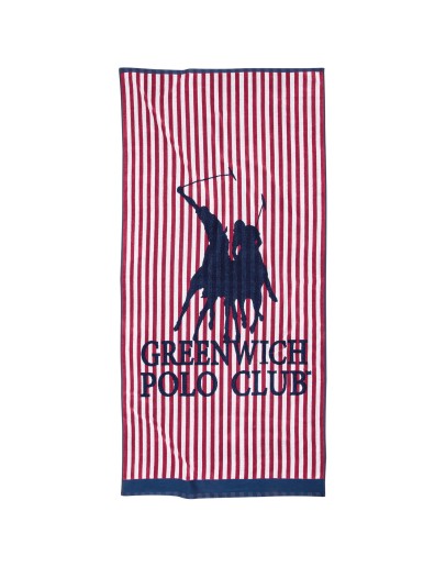 GREENWICH POLO CLUB ΠΕΤΣΕΤΑ ΘΑΛΑΣΣΗΣ 90Χ180 4009 BLUE, GREY, RED