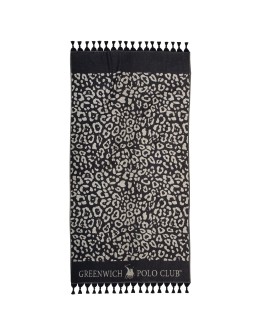 GREENWICH POLO CLUB PAREO FOUTA 90Χ170 4059 BLACK, IVORY