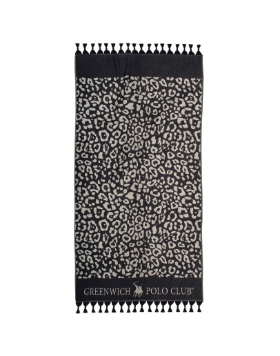 GREENWICH POLO CLUB PAREO FOUTA 90Χ170 4059 BLACK, IVORY