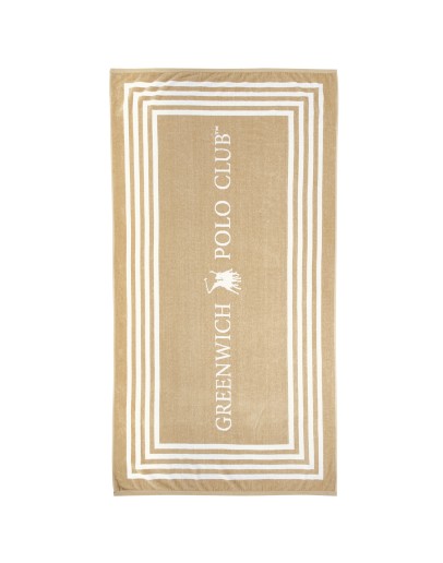 GREENWICH POLO CLUB ΠΕΤΣΕΤΑ ΘΑΛΑΣΣΗΣ 90Χ170 4053 BLACK, TAUPE