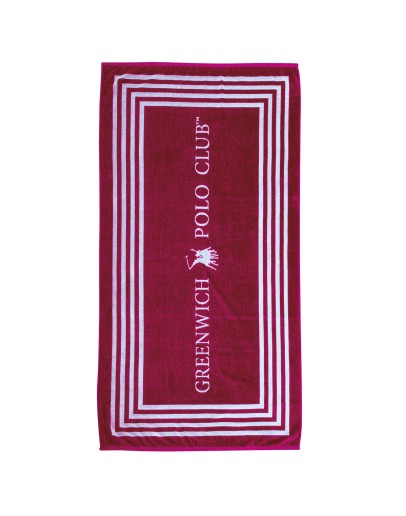 GREENWICH POLO CLUB ΠΕΤΣΕΤΑ ΘΑΛΑΣΣΗΣ 90Χ170 4055 RED, WHITE