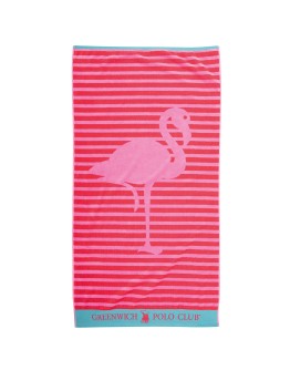 GREENWICH POLO CLUB JUNIOR ΠΕΤΣΕΤΑ ΘΑΛΑΣΣΗΣ 70Χ140 4073 PINK, RED