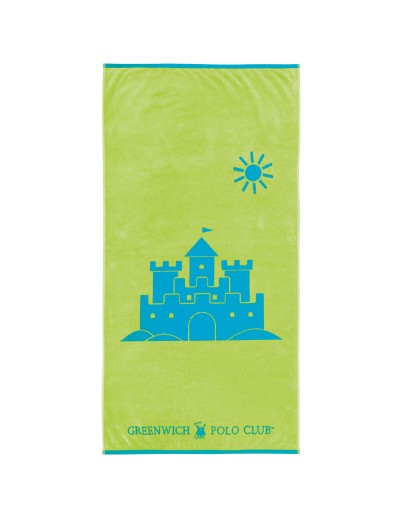 GREENWICH POLO CLUB JUNIOR ΠΕΤΣΕΤΑ ΘΑΛΑΣΣΗΣ 70Χ140 4075 BLUE, GREEN