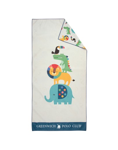GREENWICH POLO CLUB JUNIOR ΠΕΤΣΕΤΑ ΘΑΛΑΣΣΗΣ 70Χ140 4079 GREY
