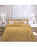 GREENWICH POLO CLUB ΚΟΥΒΕΡΤΑ FLEECE 160X220 ESSENTIAL 3488 OCHRE