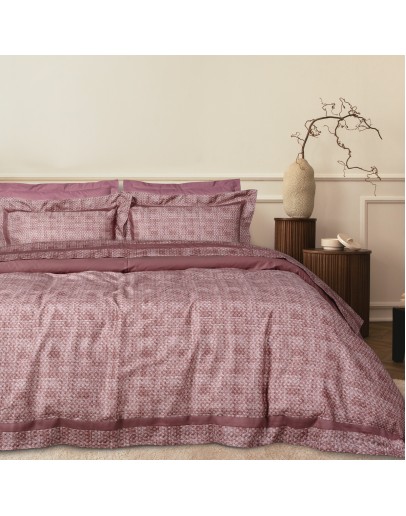 DAS HOME ΠΑΠΛΩΜΑΤΟΘΗΚΗ ΣΕΤ ΥΠΕΡΔΙΠΛΗ EXECUTIVE 1687 CREAM, DARK ROSE
