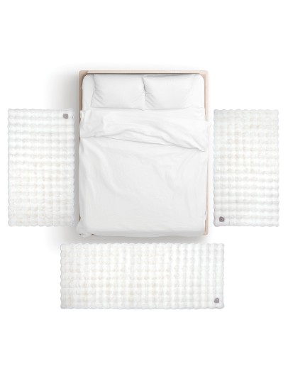 GREENWICH POLO CLUB ΧΑΛΙ 75X140 FAUX FUR 3111 WHITE