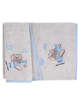 GREENWICH POLO CLUB ΣΕΤ ΠΕΤΣΕΤΕΣ ΒΑΒΥ ESSENTIAL 8851 BLUE, GREY