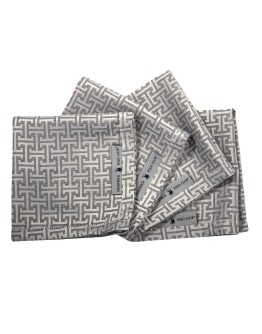 GREENWICH POLO CLUB ΣΕΤ ΠΕΤΣΕΤΕΣ ΦΑΓΗΤΟΥ 40Χ40 3005 GREY