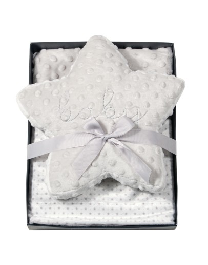 GREENWICH POLO CLUB ΚΟΥΒΕΡΤΑ FLEECE ΑΓΚΑΛΙΑΣ ESSENTIAL 8846 GREY, WHITE