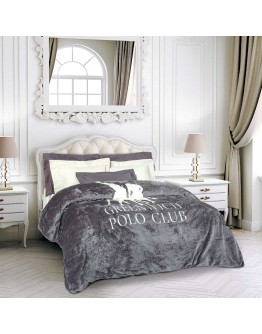 GREENWICH POLO CLUB ΚΟΥΒΕΡΤΑ FLEECE 160X220 ESENTIAL 3489 GREY