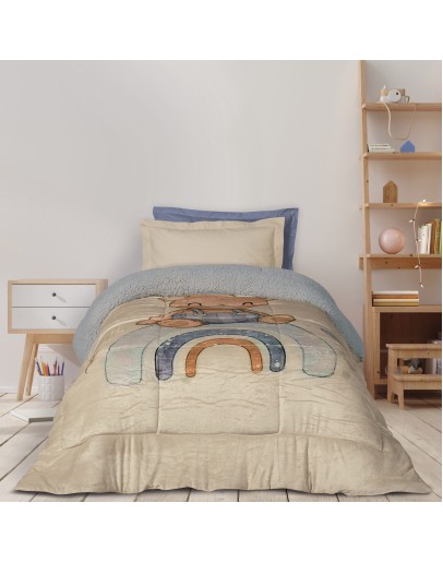 DAS KIDS ΚΟΥΒΕΡΤΟΠΑΠΛΩΜΑ 160Χ220 4925 BEIGE, GREY DAS KIDS ΚΟΥΒΕΡΤΟΠΑΠΛΩΜΑ 160Χ220 4925 BEIGE, GREY