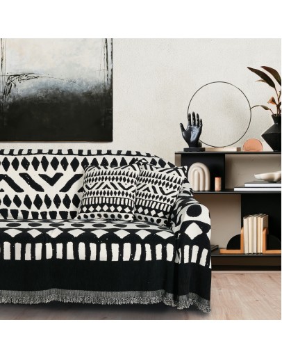 DAS HOME ΡΙΧΤΑΡΙ 180Χ250 0277 BLACK, CREAM