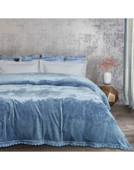 DAS HOME ΚΟΥΒΕΡΤΑ FLEECE 220Χ240 1186 DUSTY BLUE