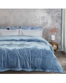 DAS HOME ΚΟΥΒΕΡΤΑ FLEECE 160Χ220 1186 DUSTY BLUE