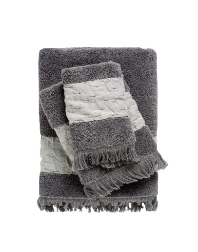 DAS HOME ΣΕΤ ΠΕΤΣΕΤΕΣ 3ΤΕΜΑΧΙΑ DAILY 0746 DARK GREY