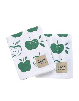 DAS HOME ΣΕΤ ΠΟΤΗΡΟΠΑΝΑ 2ΤΜΧ 40Χ60 0739 GREEN, WHITE