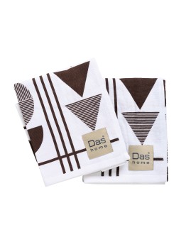 DAS HOME ΣΕΤ ΠΟΤΗΡΟΠΑΝΑ 2ΤΜΧ 40Χ60 0740 GREY, WHITE