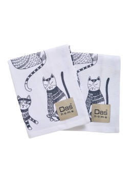 DAS HOME ΣΕΤ ΠΟΤΗΡΟΠΑΝΑ 2ΤΜΧ 40Χ60 0735 GREY, WHITE